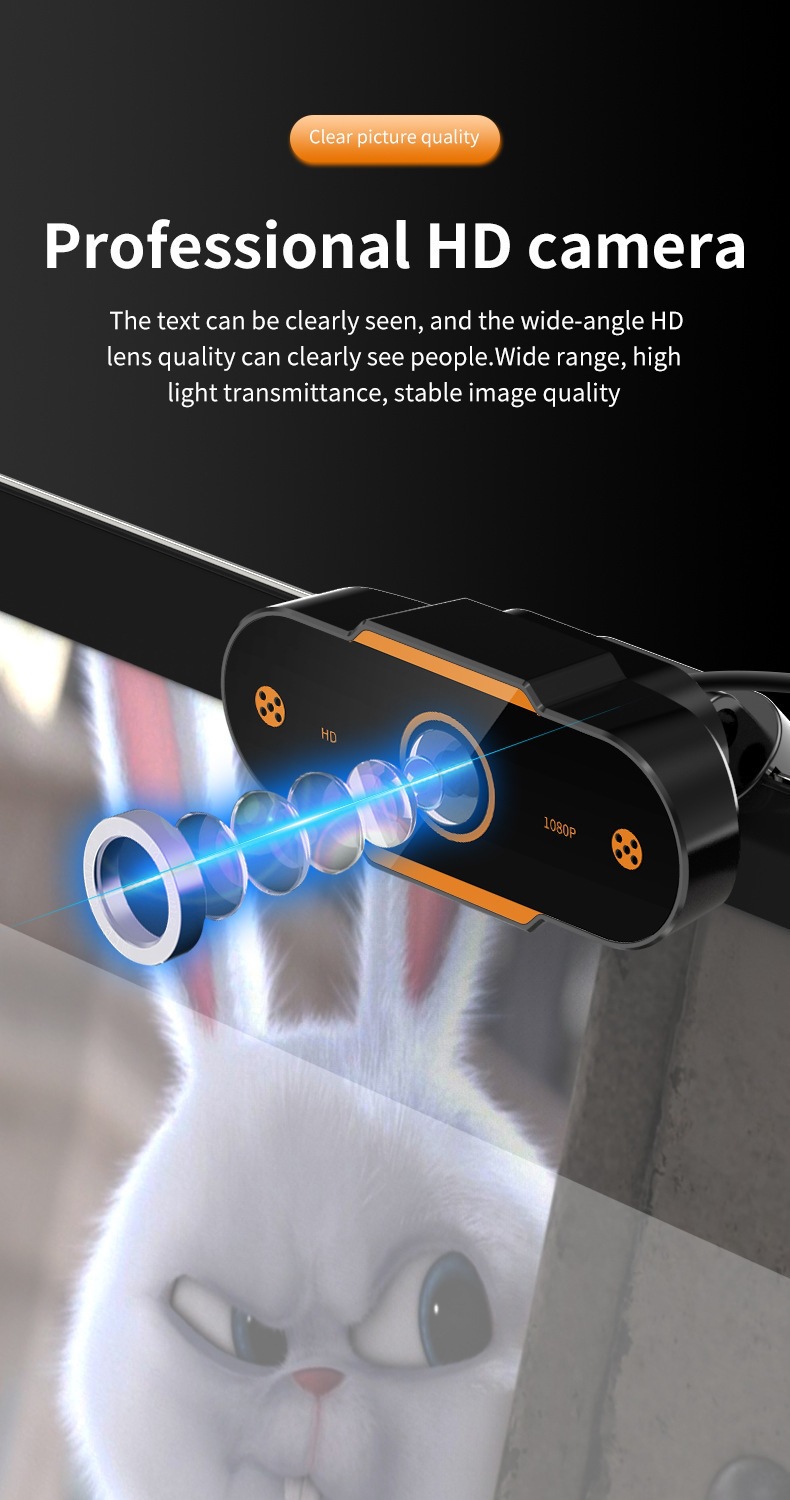 A11 4K 1080P USB webcam for video conferencing and chat