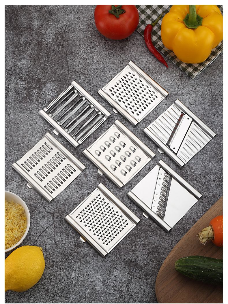 Gemüseschneider-Set mit 7 austauschbaren Klingen