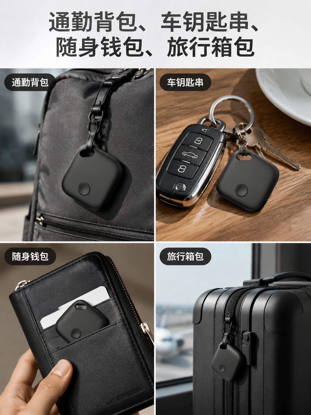 Şarj edilebilir Bluetooth akıllı takip cihazı, Find My uyumlu