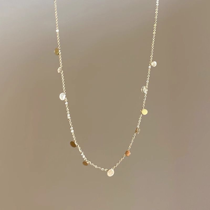 Women's Evil Eye Stone Beaded Necklace, Layered