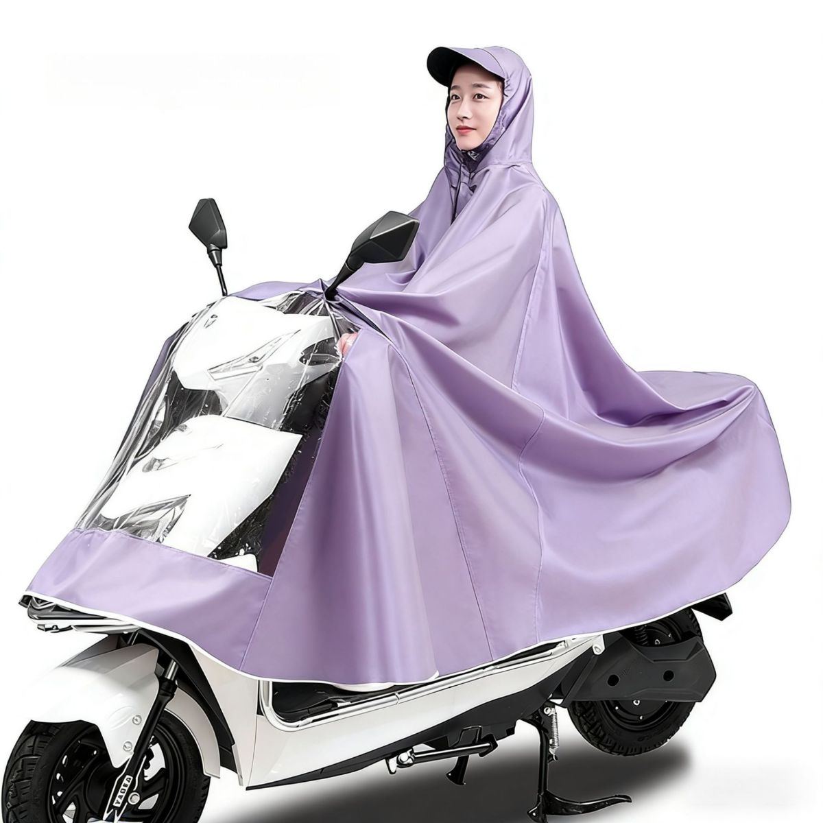 Yağmurluk elektrikli araç panço büyütülmüş ve kalınlaştırılmış motosiklet çift tek erkek ve kadın bisiklet yağmur geçirmez tam vücut ayakları kaplayan