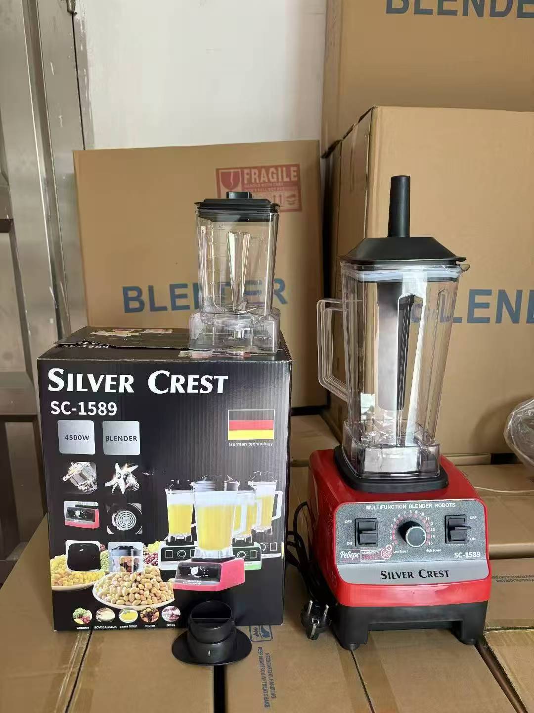 Dual-cup high-speed home blender multifunctional food processor
