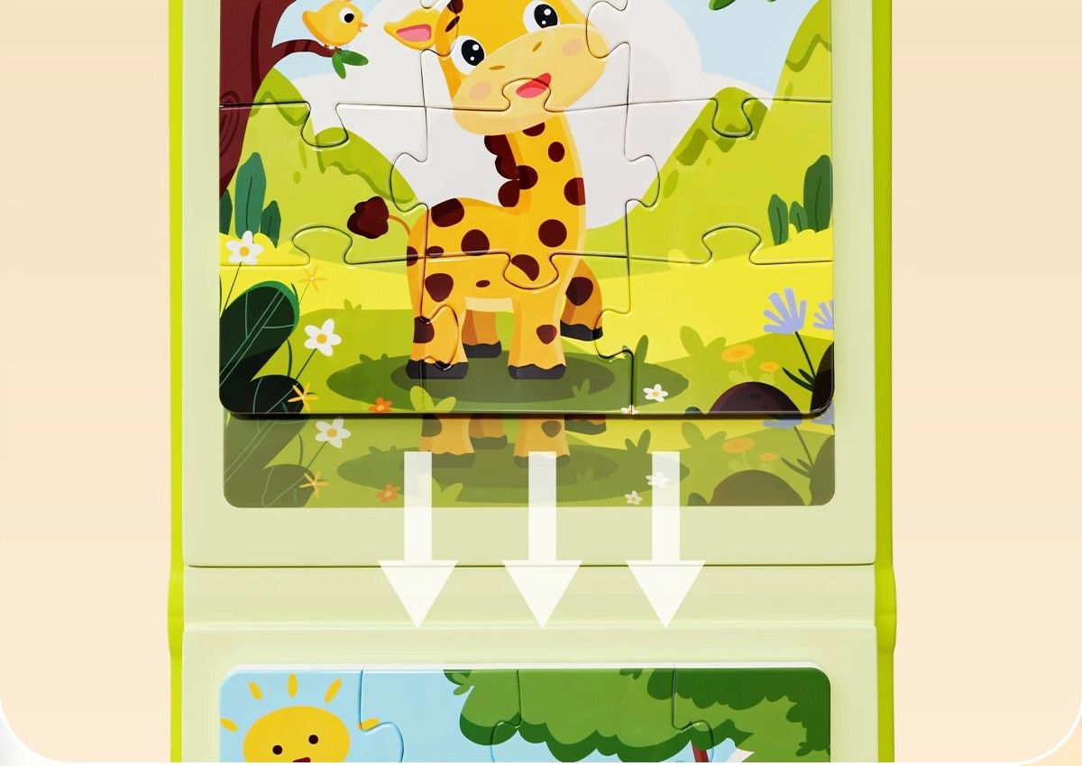 Children's magnetic puzzle for ages 2-3 years