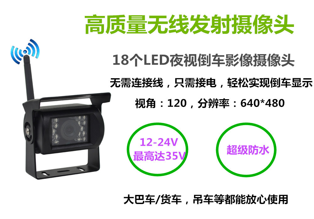 Forklift Camera 7 Inch, Backup, HD Video Recorder