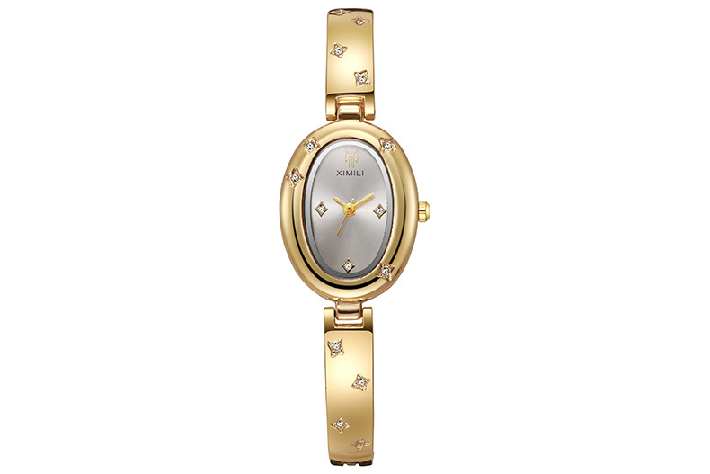 Damenuhr, strass-besetzt, Armband-Design