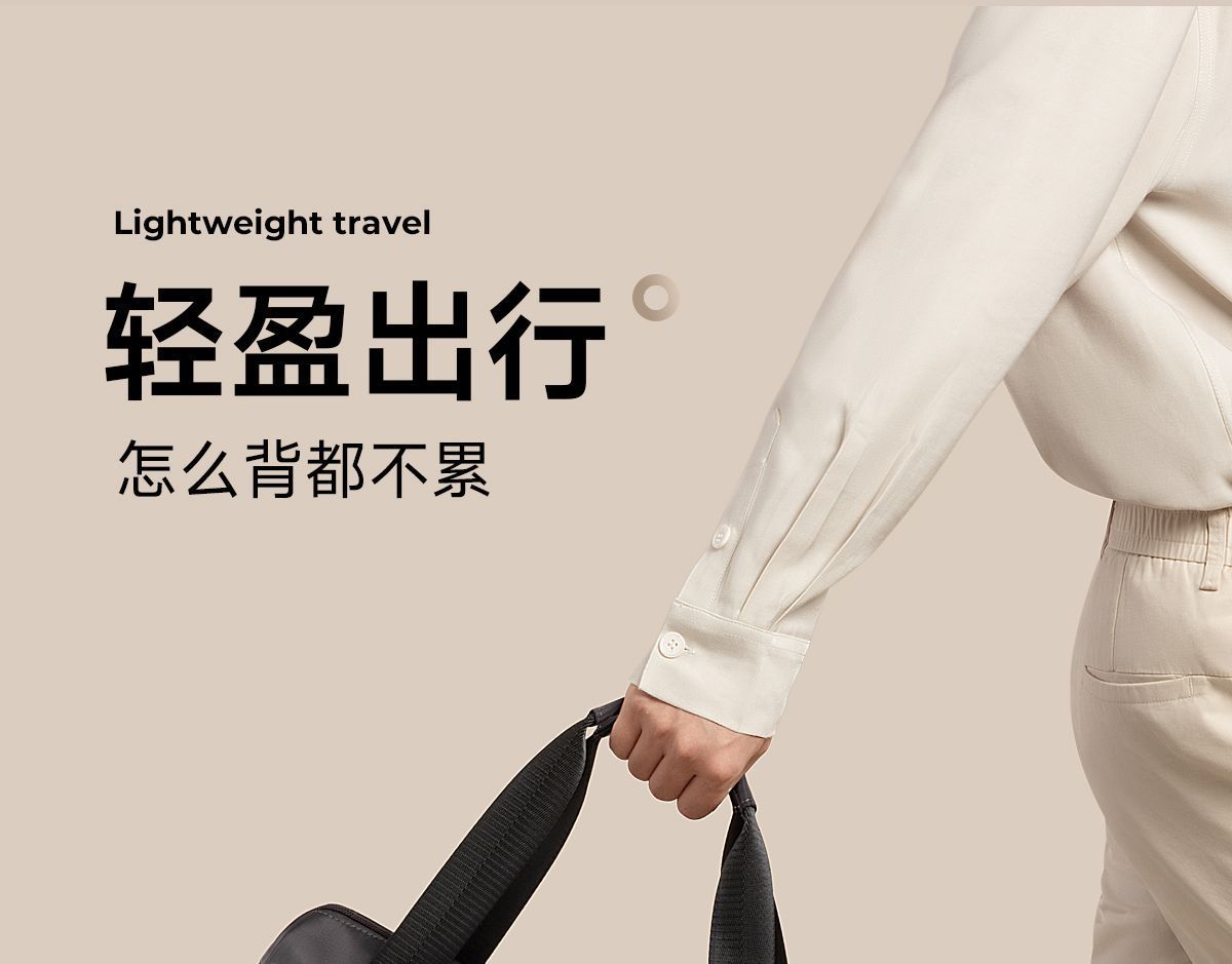 Travel handbag, large capacity, lightweight portable