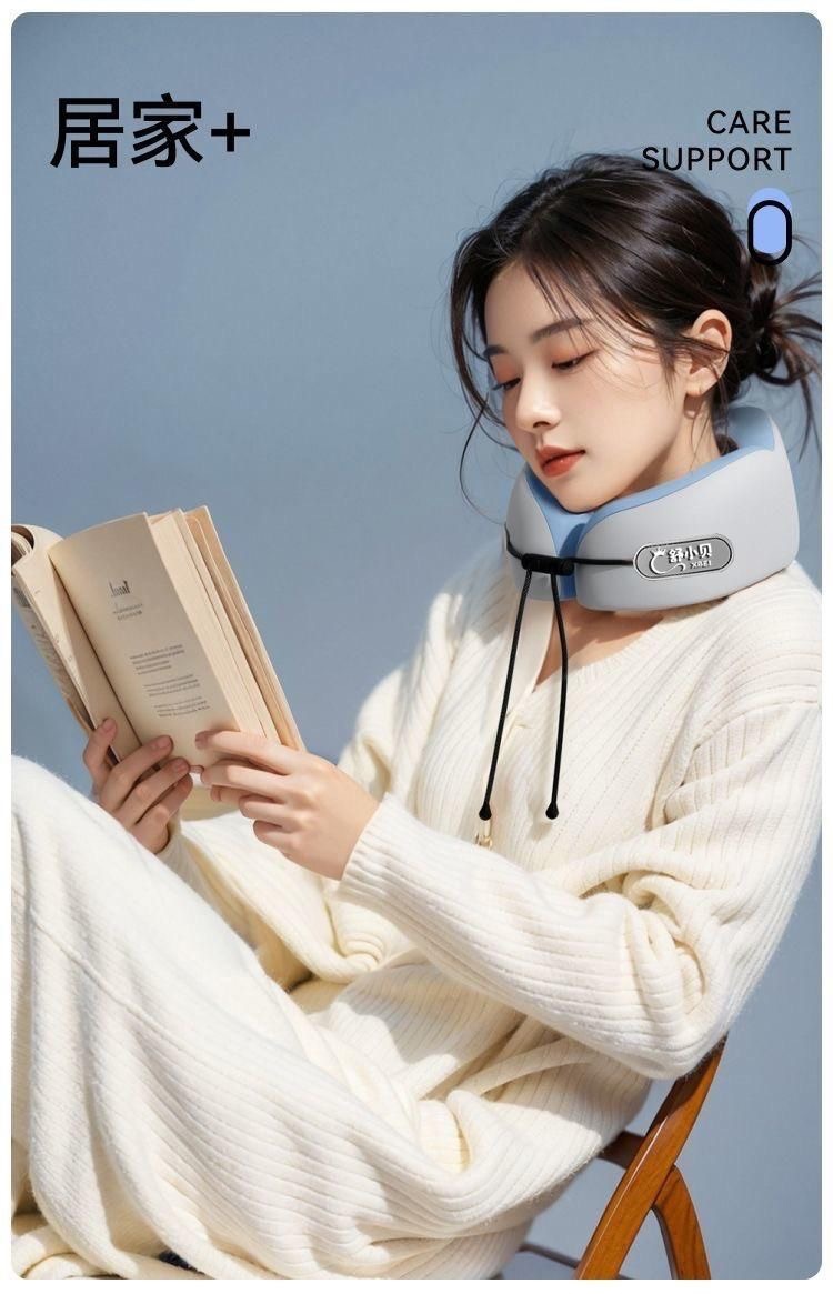 Memory foam U-shaped pillow, neck support, travel