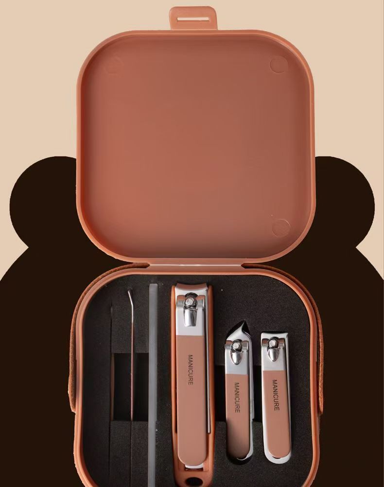 Nail clipper set, anti-splash, unisex