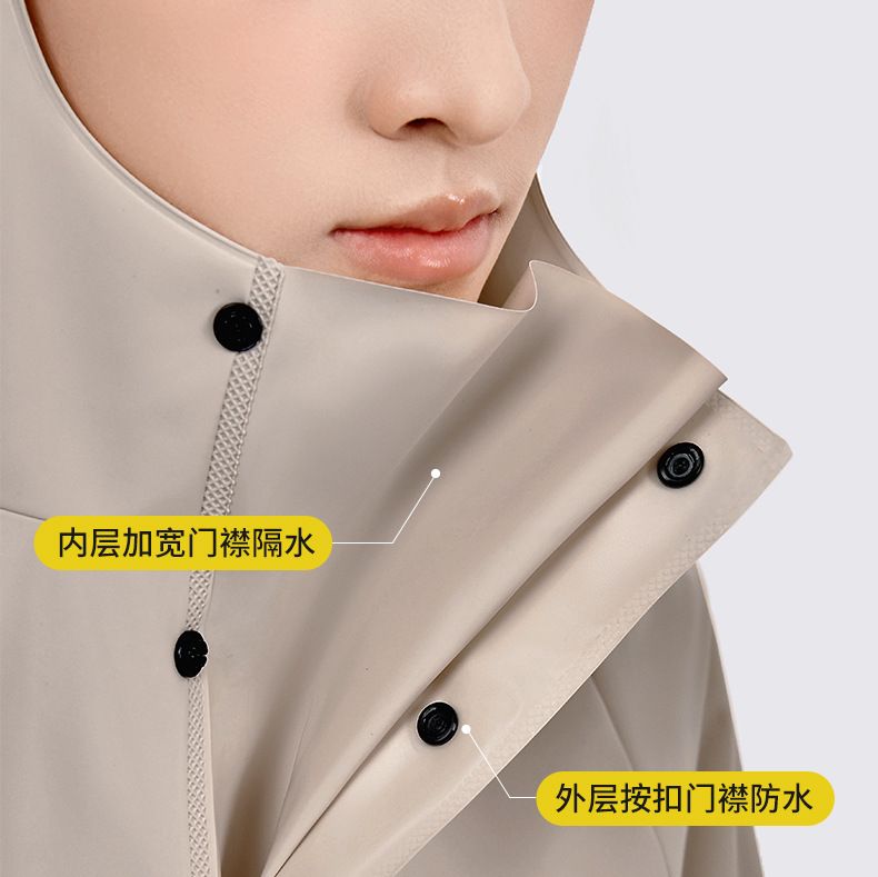 Electric vehicle raincoat single-person, full-body protection