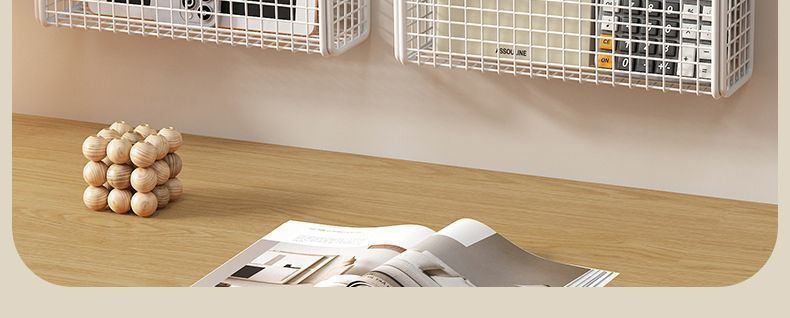 Kitchen cabinet door storage shelf adhesive no drilling