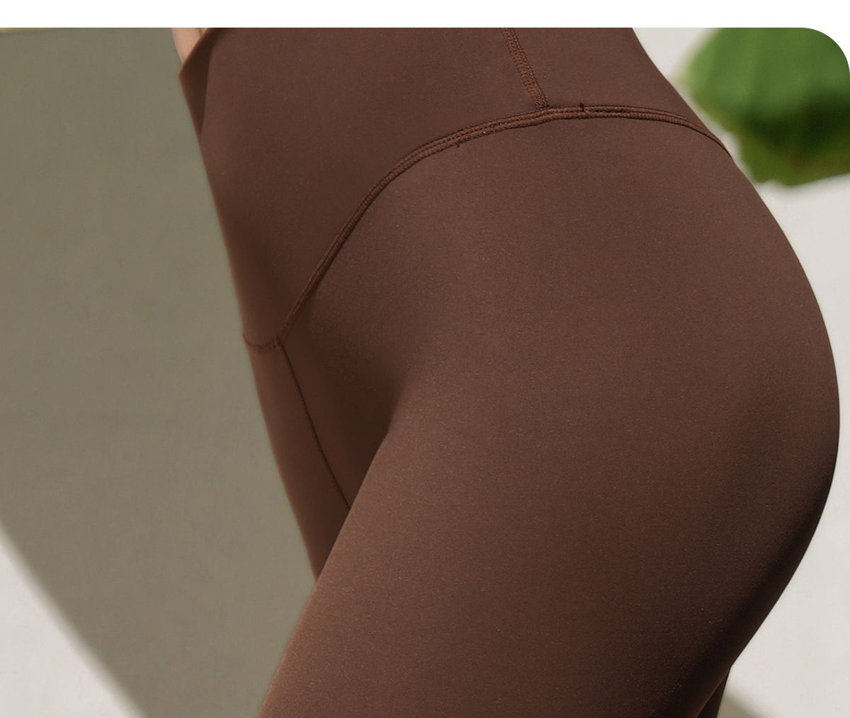 Jijia yoga pantolonu, yüksek bel, kalça kaldırıcı, fırçalı dokuz boy