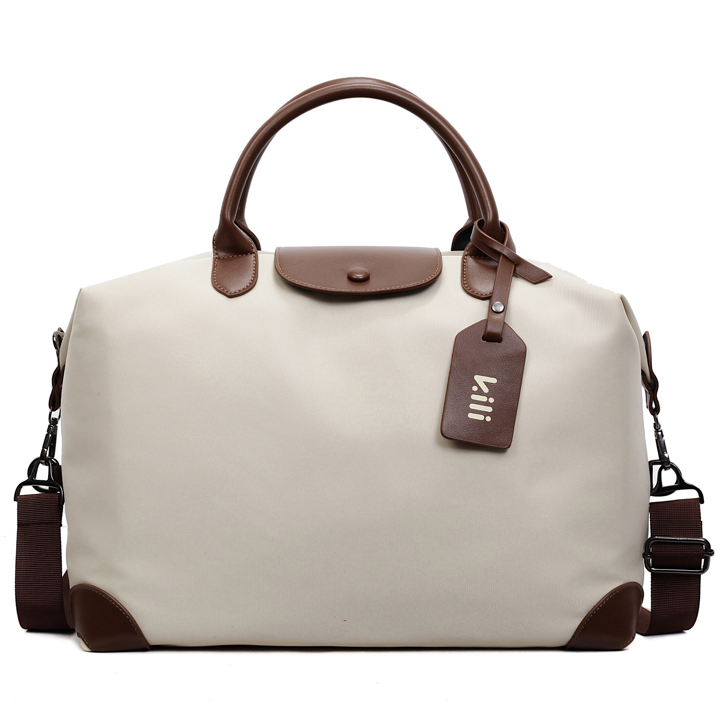 Reisetasche mit Nass-Trocken-Trennung, Tragegriff und Schultergurt