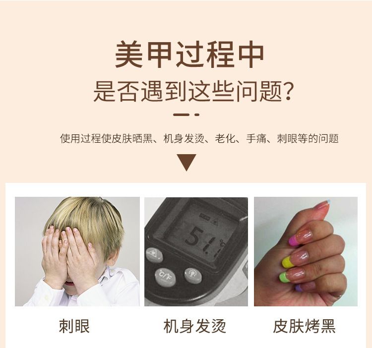 Nail lamp 18W LED high-power compact