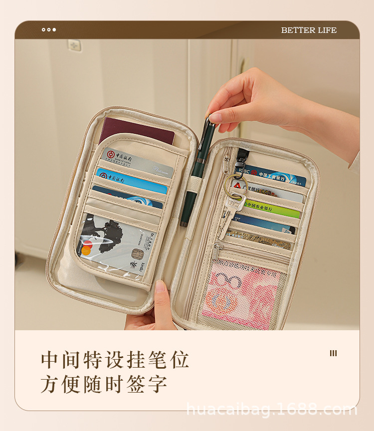 T400 Passport and Document Organizer Multifunctional