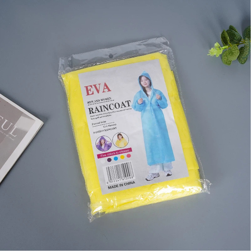 EVA yağmurluk, yetişkin, tulum tipi, su geçirmez