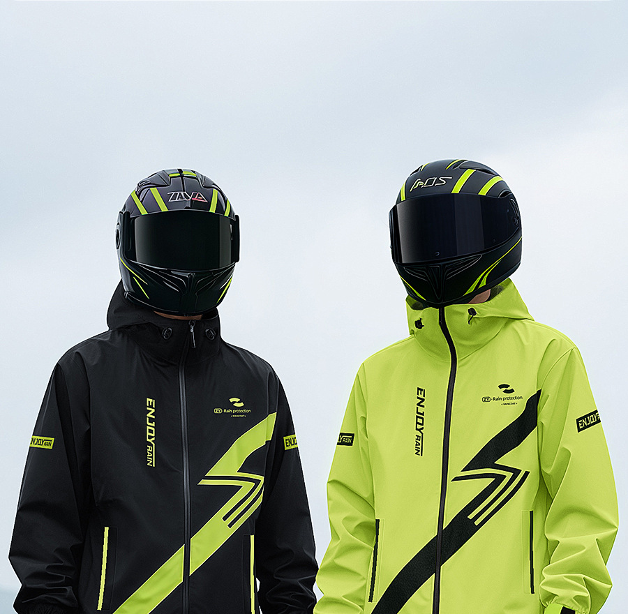 Zhengyu Two-Piece Raincoat Windproof for Motorcycles