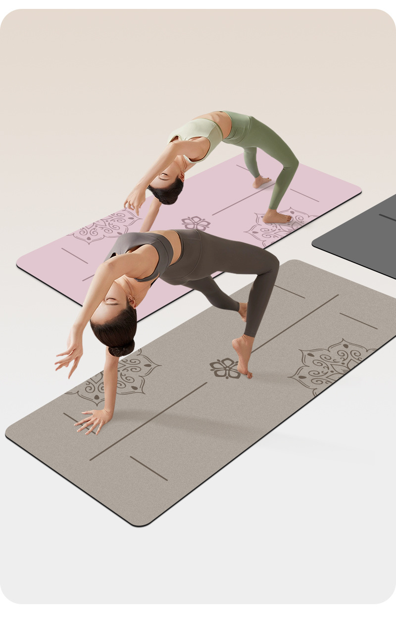Coconut shell textured PU yoga mat, non-slip, thickened