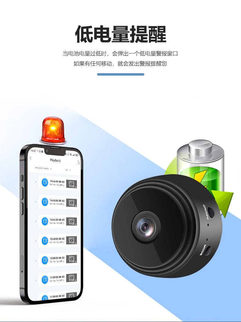 A9 Wireless WiFi Network Camera Night Vision HD Surveillance
