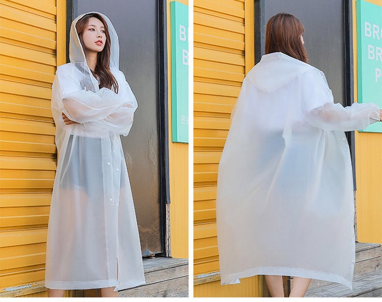 Adult EVA raincoat, full body, thickened fabric