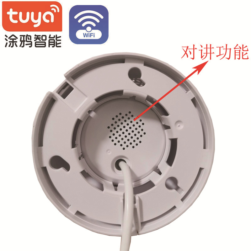 Tuya Smart 5MP İç Mekan Tuya Kablosuz WIFI Çift Işıklı Tam Renkli İnterkom HD POE Güçlü Güvenlik Kamerası