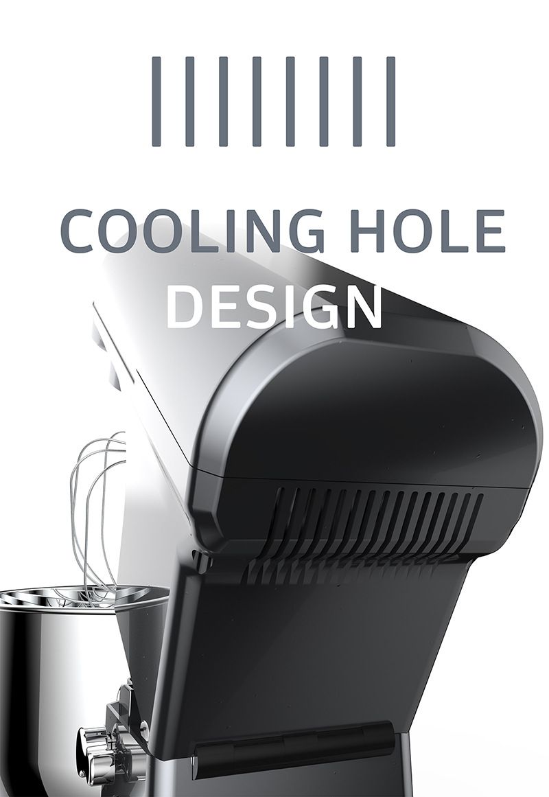 7 litre ev tipi mikser, çift bıçaklı, DC motor, sessiz