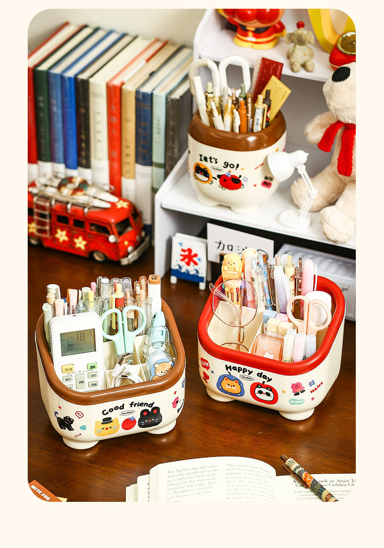 Masaüstü stationery organizer, sevimli, kalem kutusu