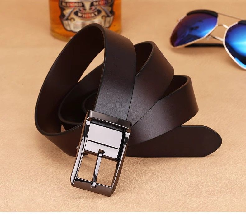 Paolo genuine cowhide belt, two-layer leather