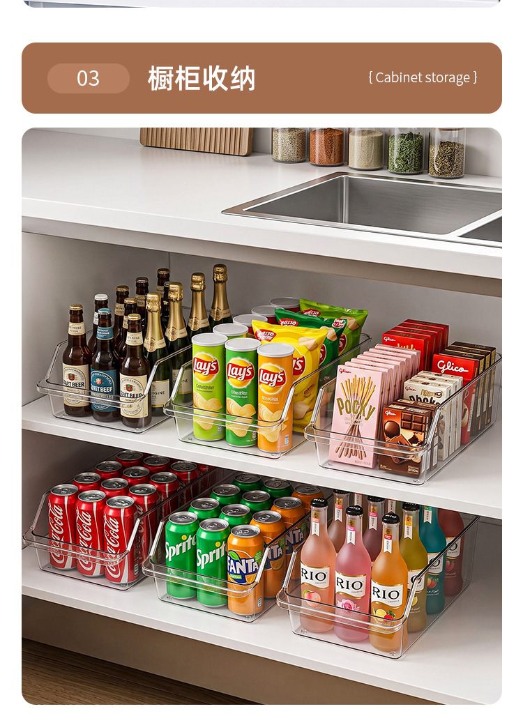 Kühlschrank-Frischebox Schubladen-Organisierbox