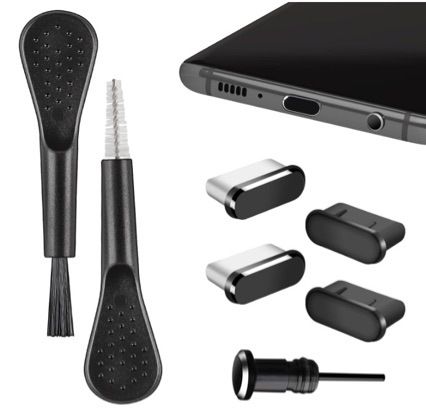USB-C toz fişi seti 4 adet, temizleyici