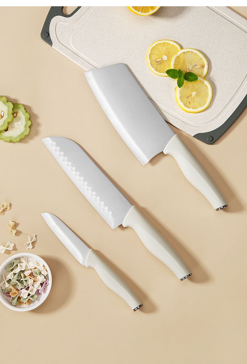 Knife set, 5-piece with chef, slicing and fruit knives