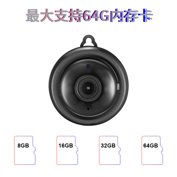 Portable mini wireless surveillance camera WiFi HD