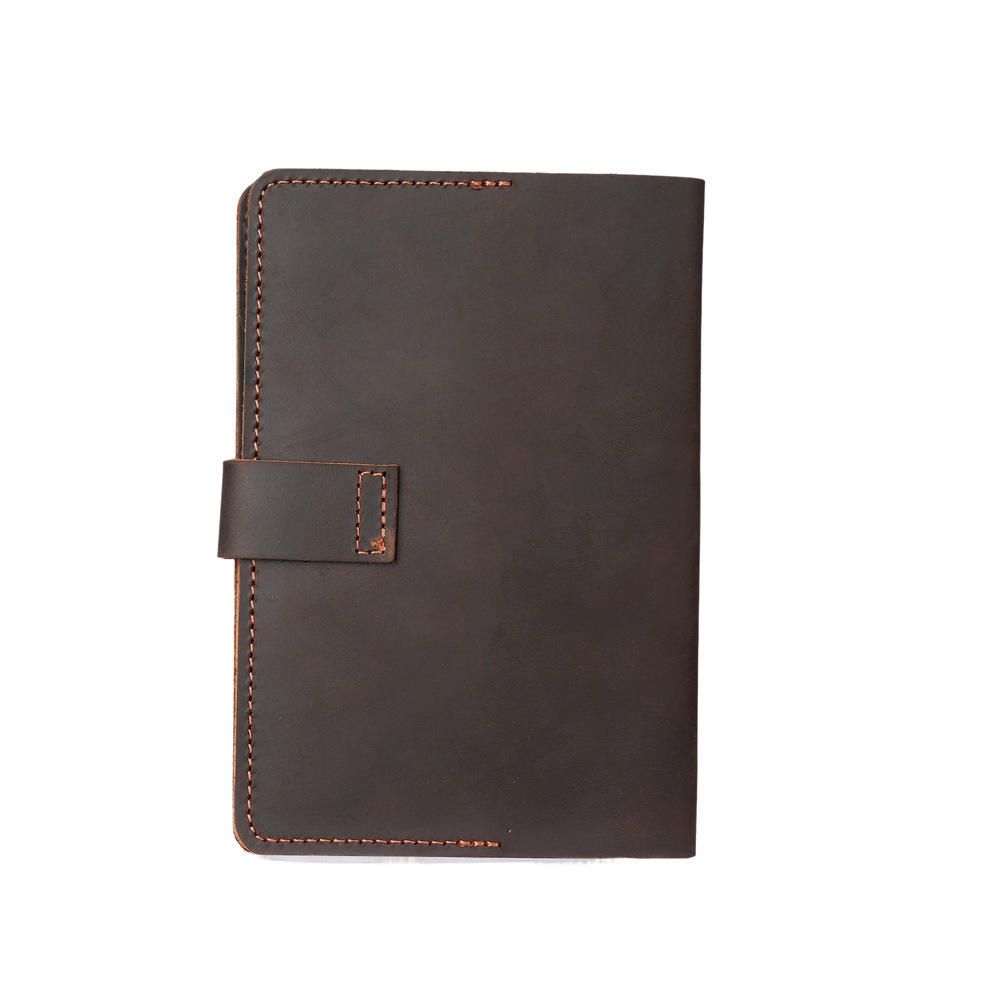 1158 Genuine Leather Crazy Horse Passport Travel Wallet Card Holder
