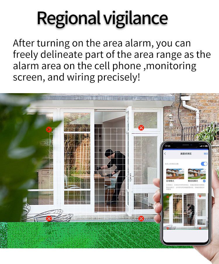 Solar powered night vision camera WiFi with audio intercom