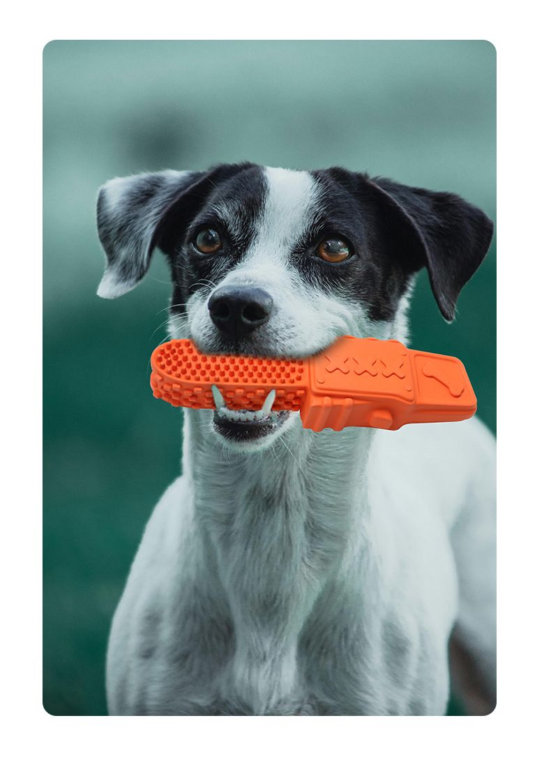 Üreticiye özel doğrudan satış evcil hayvan oyuncakları ısırmaya dayanıklı büyük köpek kıskaç çubuğu testere tipi hediye kıskaç doğal kauçuk çiğneme