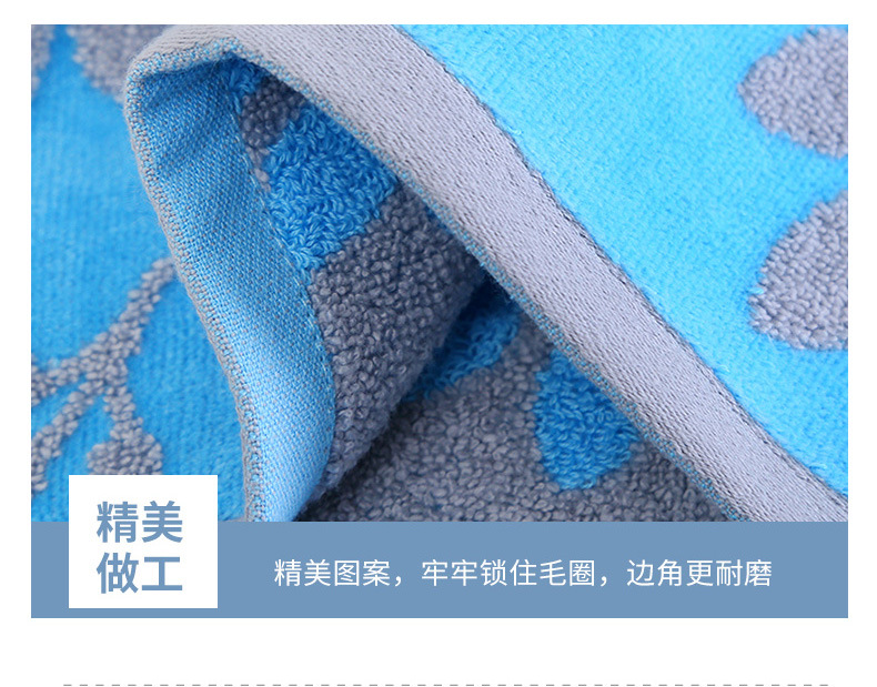 Pure cotton towel set, absorbent, bath and beach use