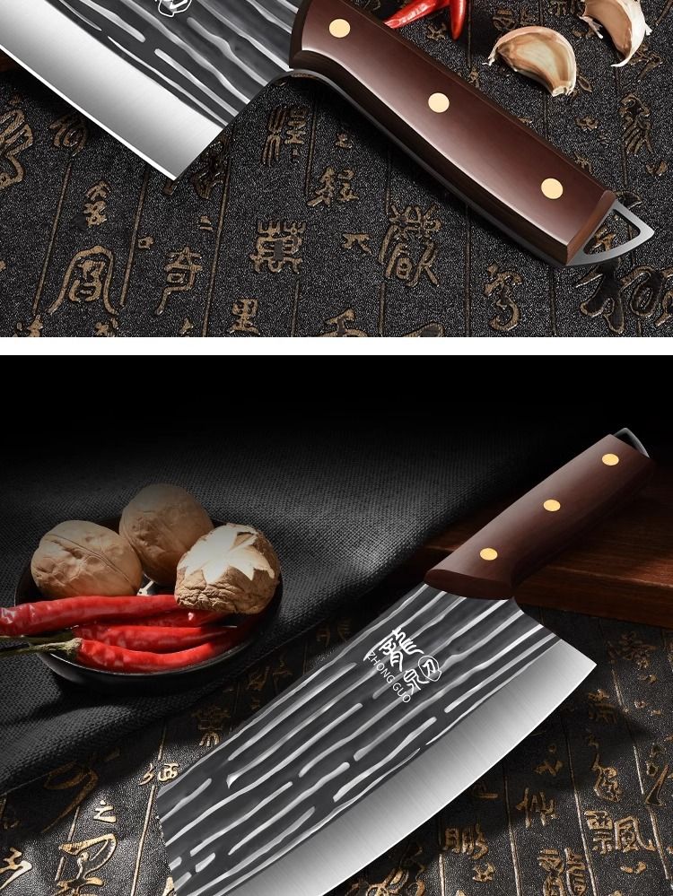 Tattoo Stainless Steel Kitchen Knife Set Chef