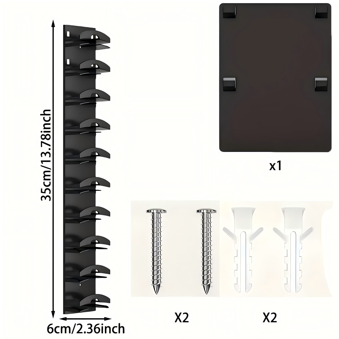 Hat storage rack, wall-mounted display