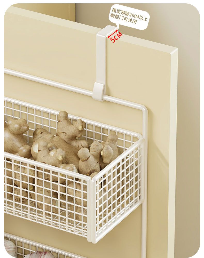 Kitchen storage shelf, wall-mounted, spice box