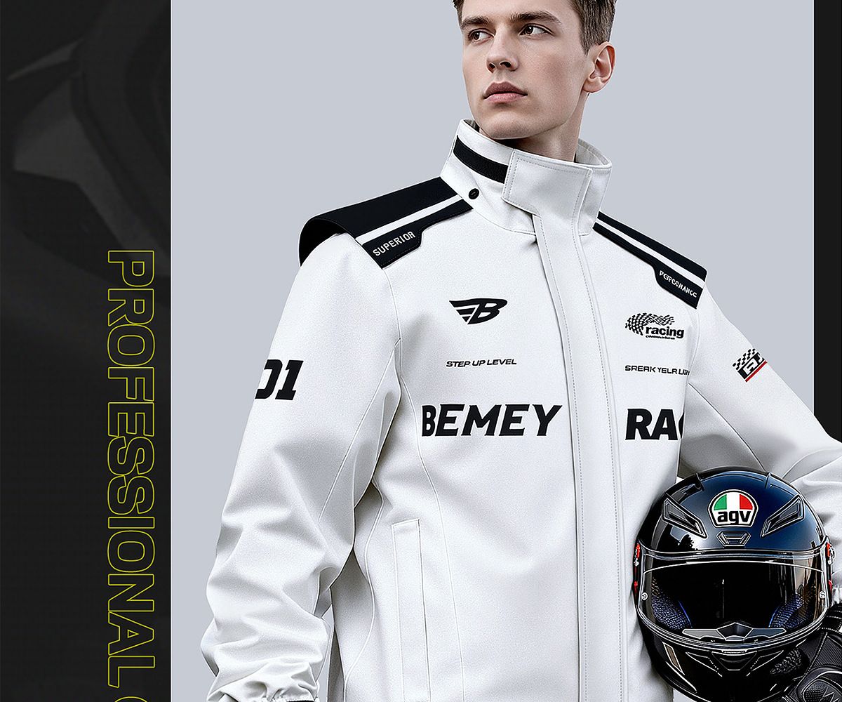 Motorcycle raincoat suit for adults, full-body heavy rain protection