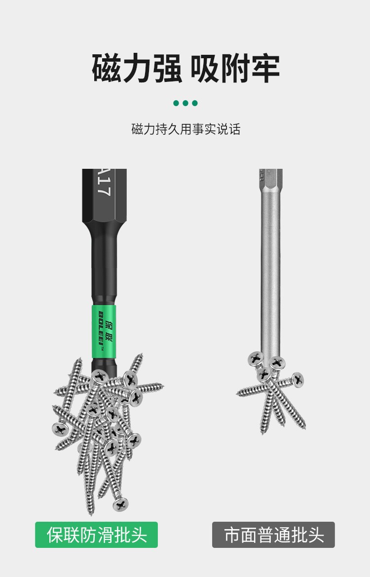 Cross bit electric screwdriver tool set
