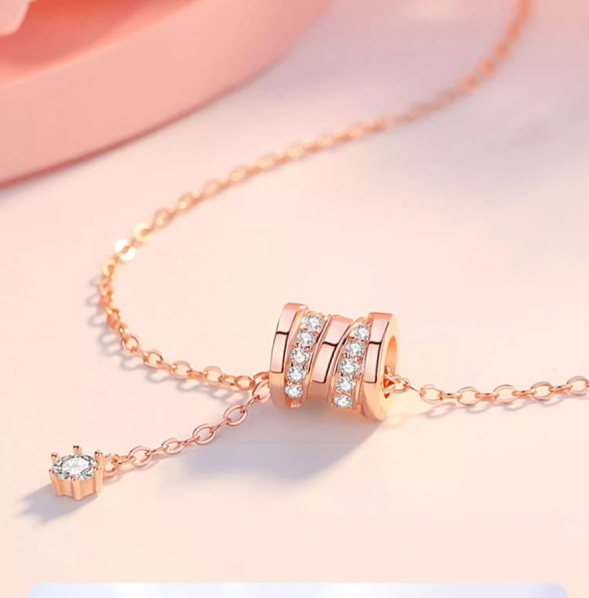 Xiaomannyao kadın kolye, lüks minimal tasarım, kristal taşlı