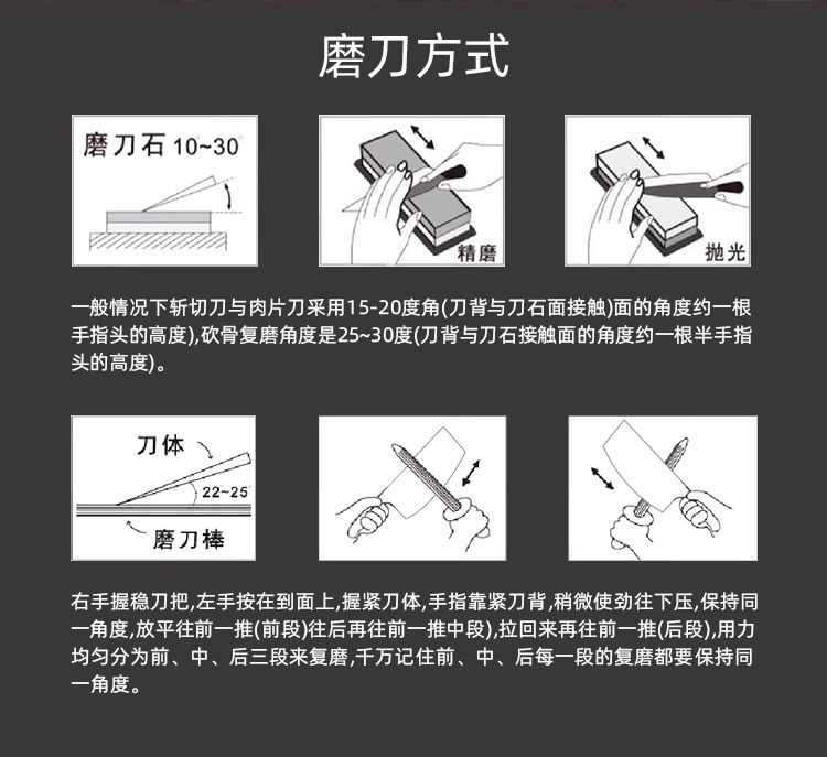 Yangjiang stainless steel kitchen knife set with knife holder