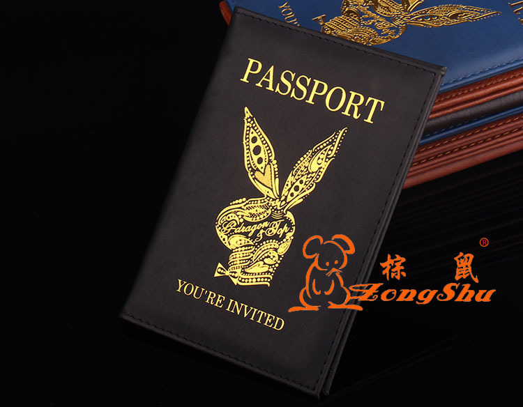RFID-protected passport holder with multi-card slots