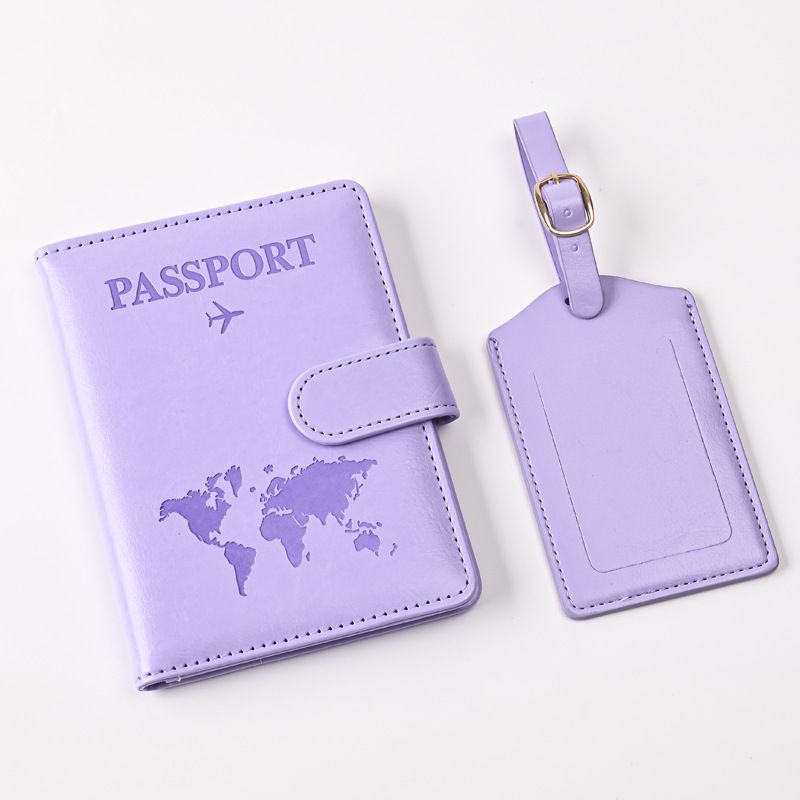 RFID pasaport kılıfı, PU magnetik kapatma, seyahat belgesi çantası