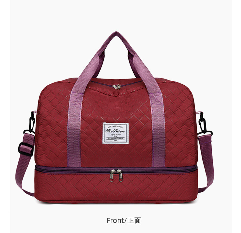 Travel bag large capacity lightweight portable handbag