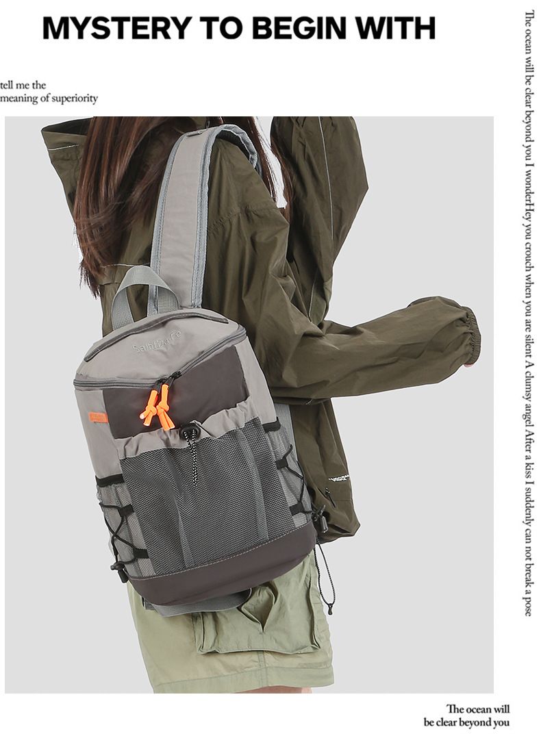 Outdoor backpack, waterproof durable, hiking, large capacity