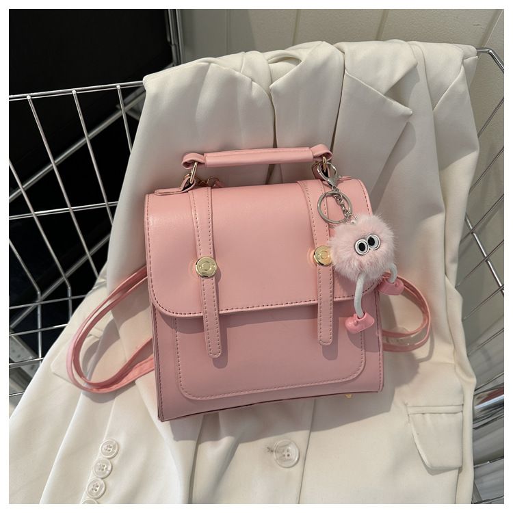 Women's preppy style backpack, daily use, compact