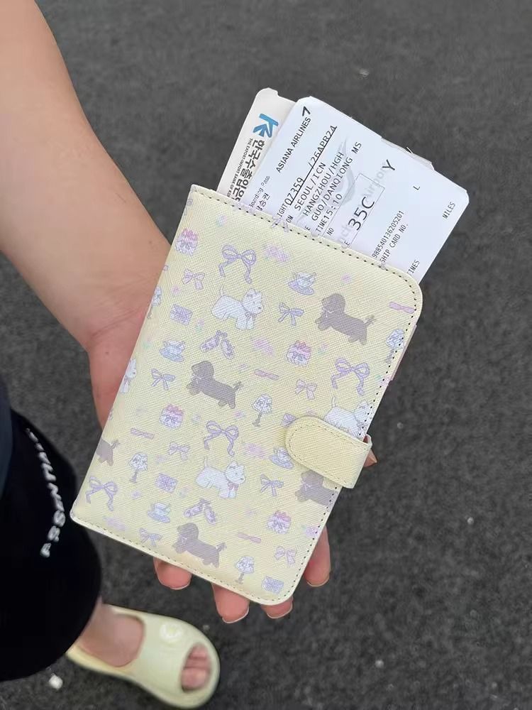 Passport protective case integrated document holder card wallet organizer