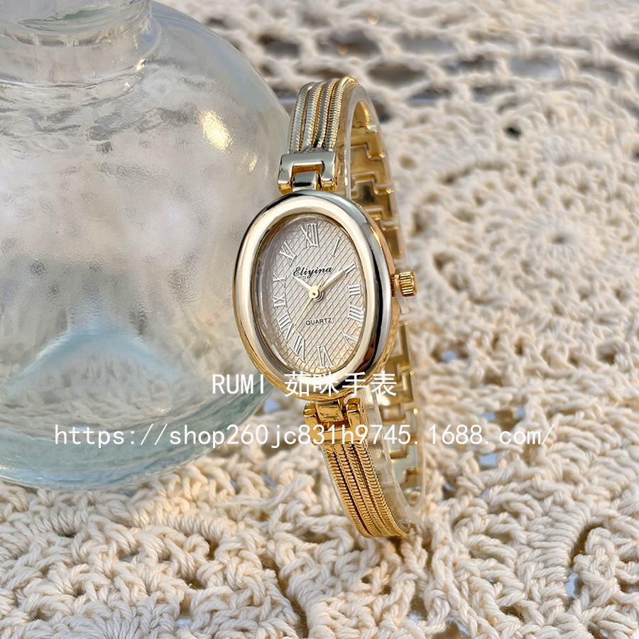 Women's watch, tassel bracelet, luxury design, elegant style