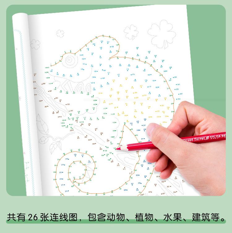 Number connection maze book ages 6-12 focus training